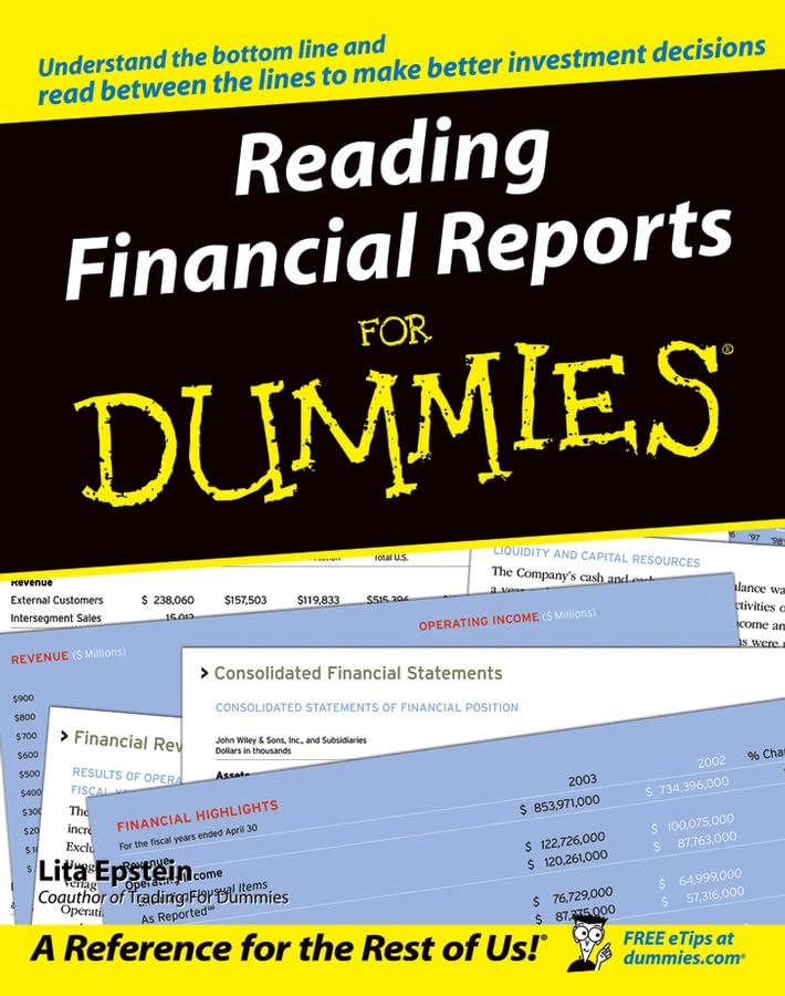 Reading Financial Reports For Dummies®