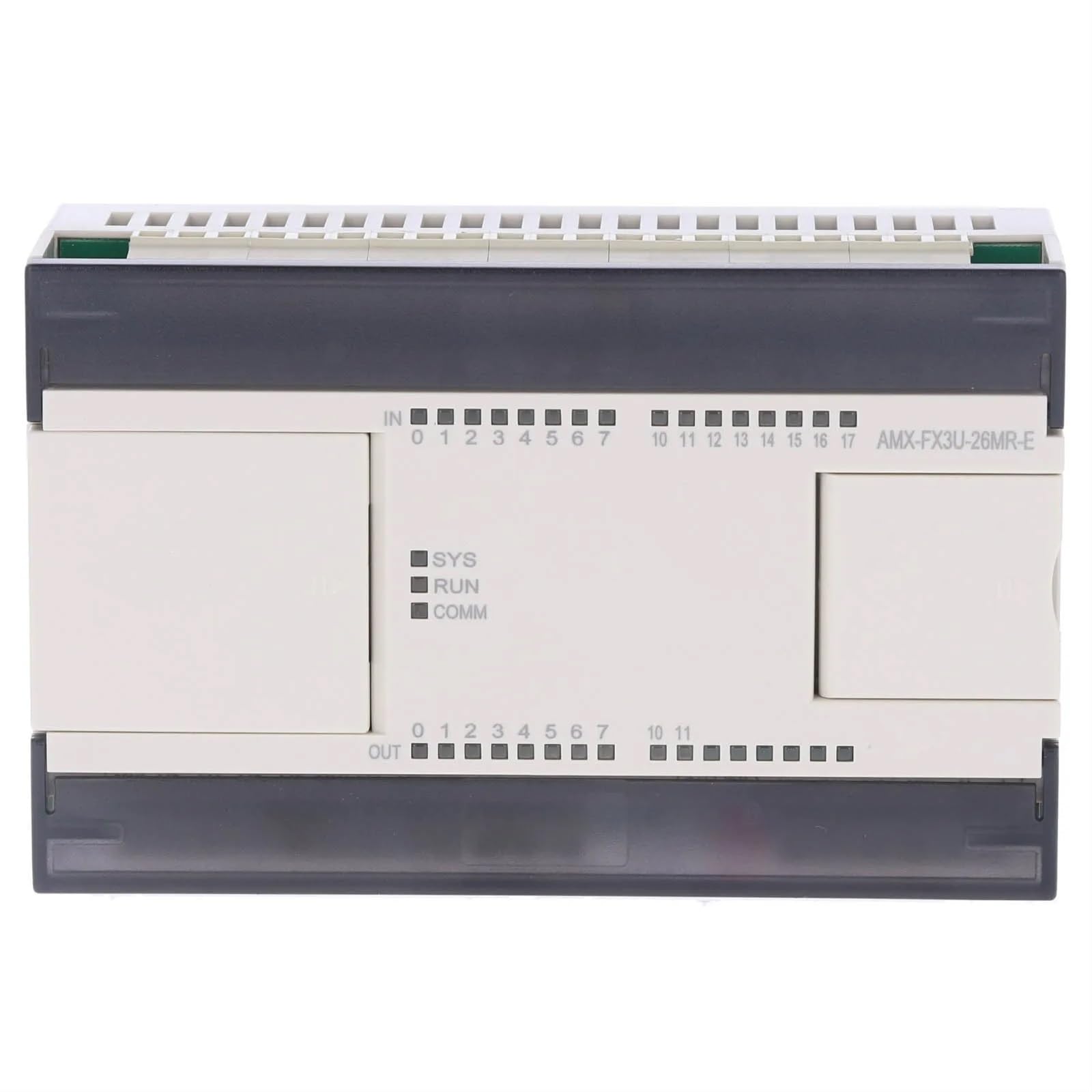 Programowalny sterownik PLC AMX-FX3U-26MR-E przekaźnik z analogowym portem Ethernet DC24V programowalny kontroler sterowanie przemysłowe Bo