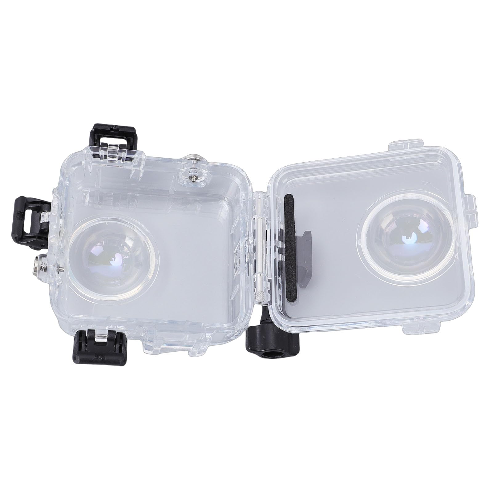 Fabater Custodia Impermeabile per Action Camera MAX 2 con Vetro Temperato di Grado Ottico per Riprese Nitide Nelle Esperienze di Immersione e Snorkeling