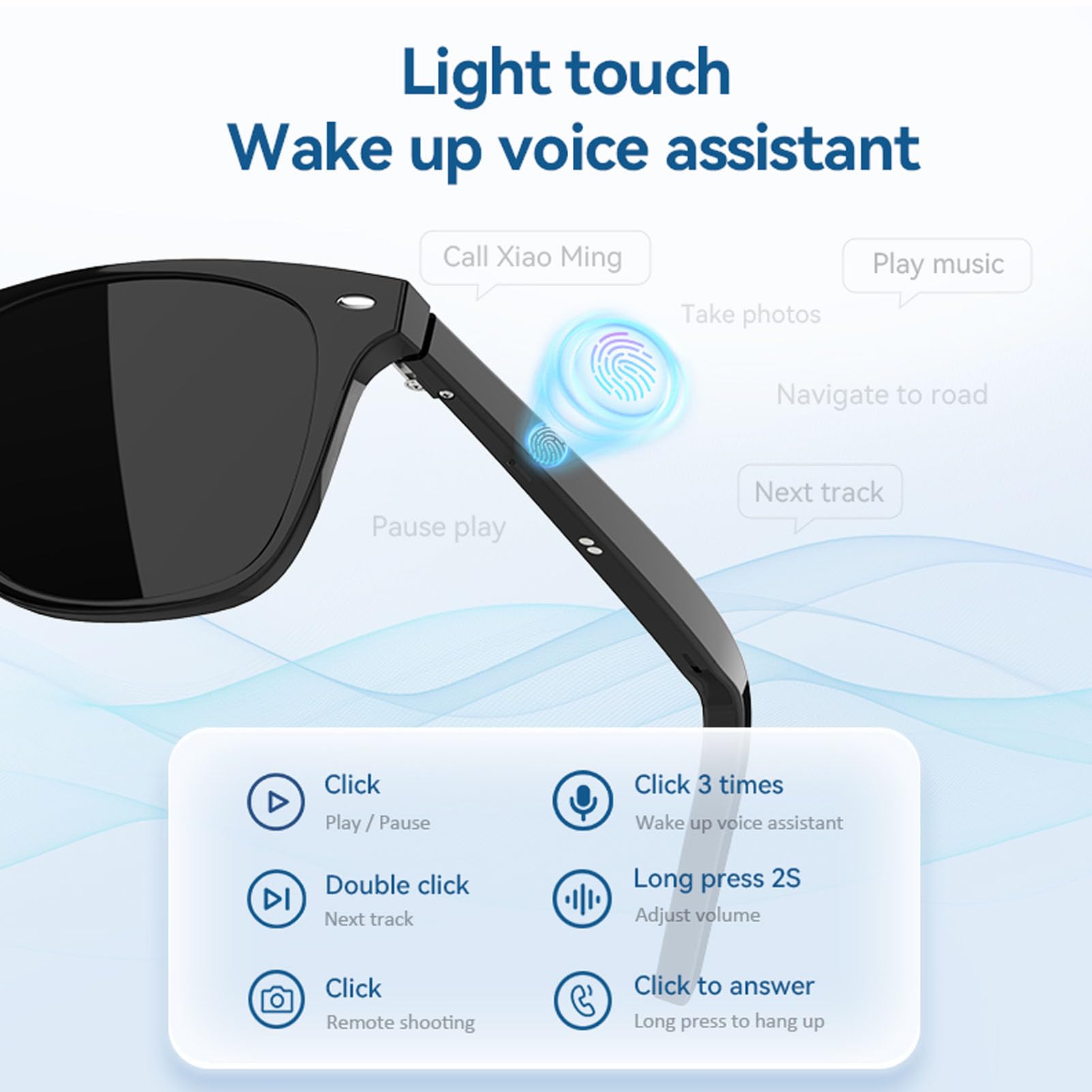 Intelligente Polarisierte Sonnenbrille Mit KI Über Produktbild-Vorschau 5