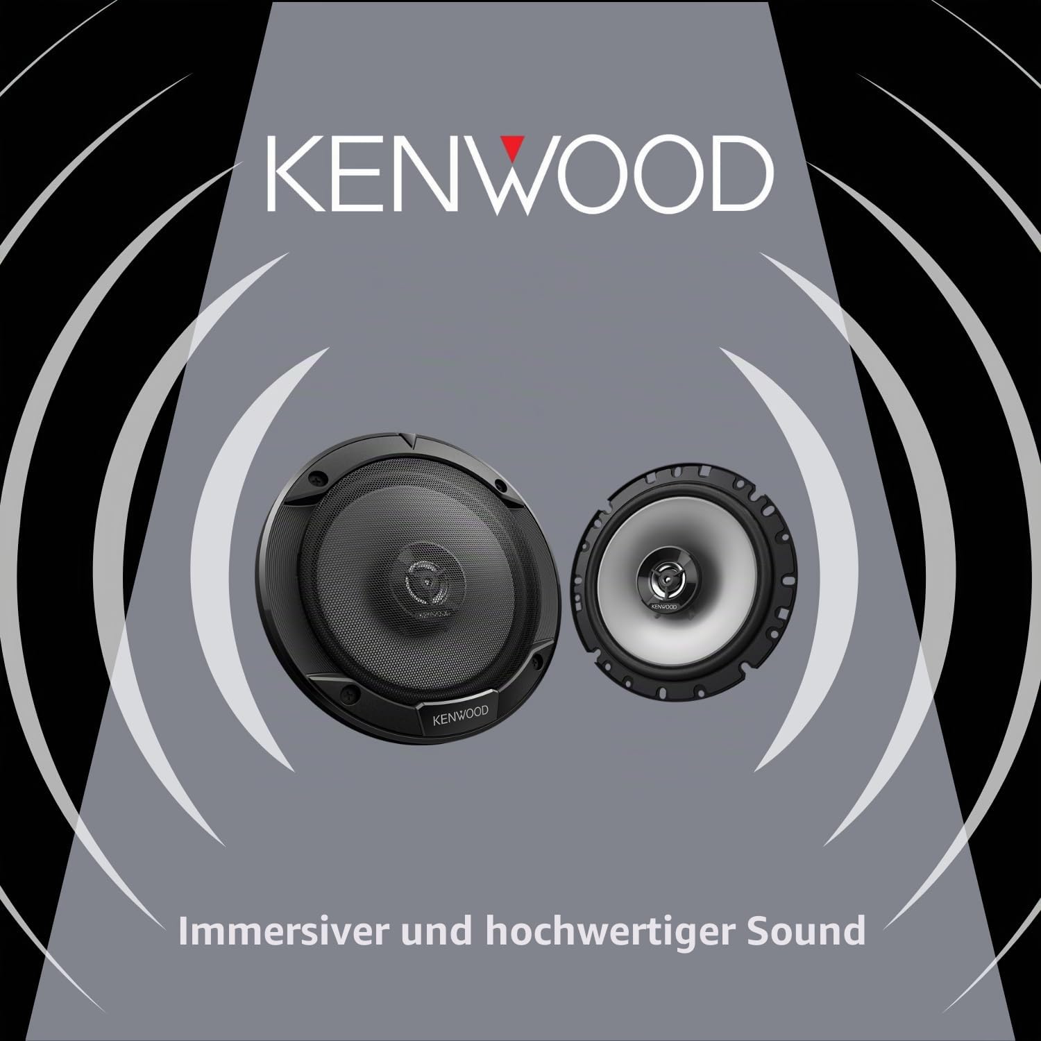 Kenwood KFC-S1766 2-Wege-Lautsprecher, 17 cm schwarz