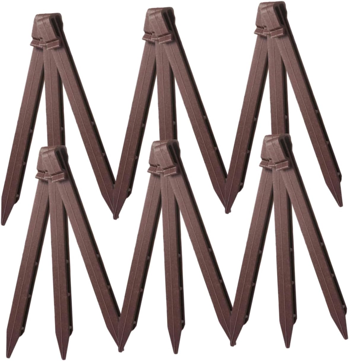 Sosoport 30Pcs Durable Landscape Plastic Ground Pegs for Securing Garden Tent Pegs for Grass Cloth and Outdoor Use Bending Resistant and Tough