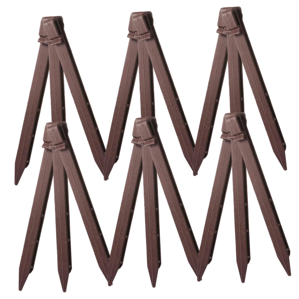 Sosoport 30Pcs Durable Landscape Plastic Ground Pegs for Securing Garden Tent Pegs for Grass Cloth and Outdoor Use Bending Resistant and Tough