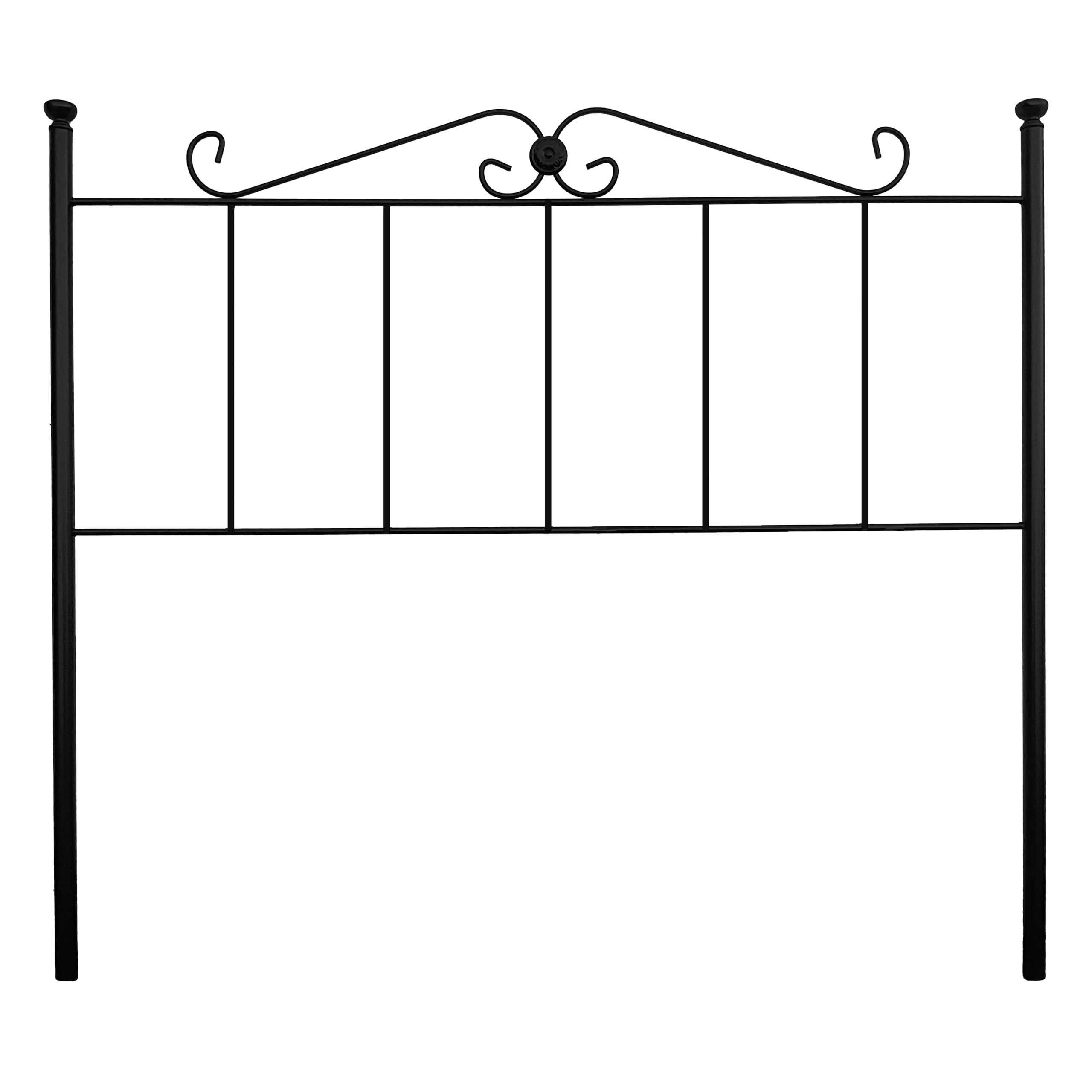 Cabecero Forja Salamanca, Cabezal para Cama, Cabecero, Cama Matrimonio e Individual, Cama De Hierro, Cabezal Forja, Cabecero Juvenil, Hecho En España (Negro, 135 cm)
