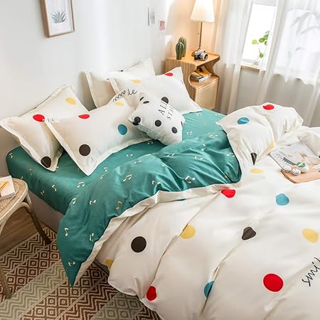 Amazon 布団カバー シングル 3点セット 掛け布団カバー かわいい ピーチスキン 肌さわり良い オールシーズン 使える 抗菌防臭 寝具カバーセット オンライン通販