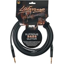 KLOTZ LaGrange - supreme guitar cable, with very low capacity, triple shielded 3, straight, gold contact