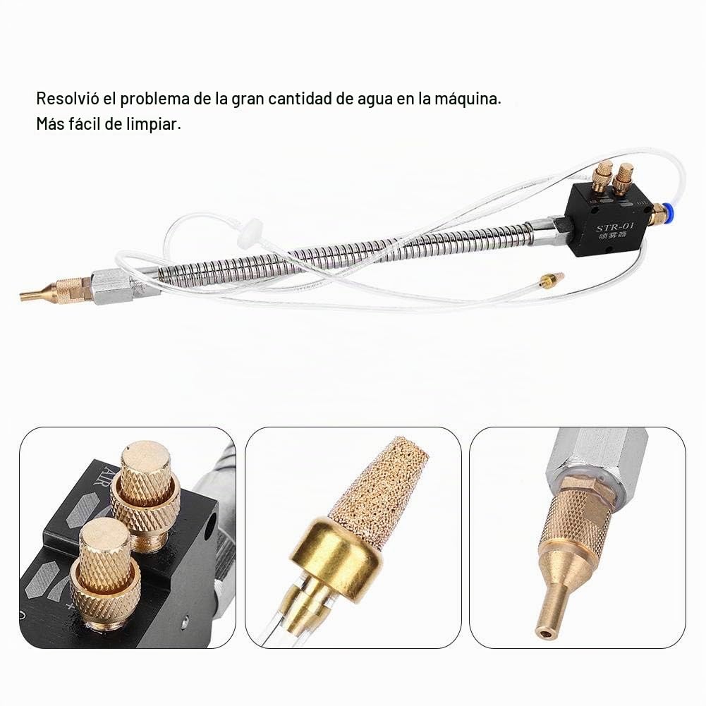 Str-01 de Pulverización de Lubricación con Refrigerante Por Niebla Para Máquina de Enfriamiento de Grabado de Corte de Metal, Taladro de Fresado Y Torno Cnc-(Str-01)
