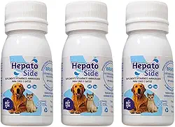 Kit 3 HepatoSide Pet 30ml Suplemento Vitamínico de Aminoácidos Para Cães e Gatos - Vitamina Pet Gestantes/Recuperação em geral