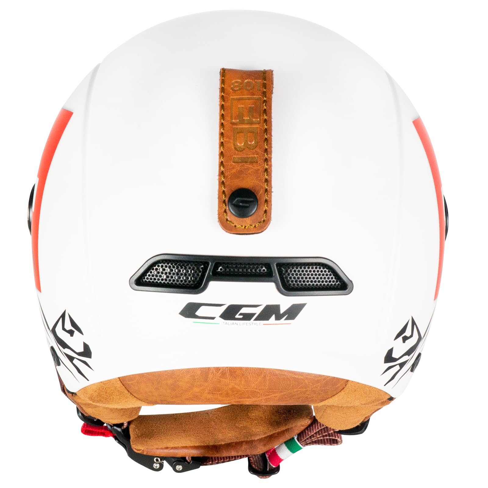 Casque Ski Et Vélo CGM Ebi - Certifié CE EN1077/EN1078 - Taille M (57-58 Cm) - Blanc - Visière Amovible Et Intérieur Lavable