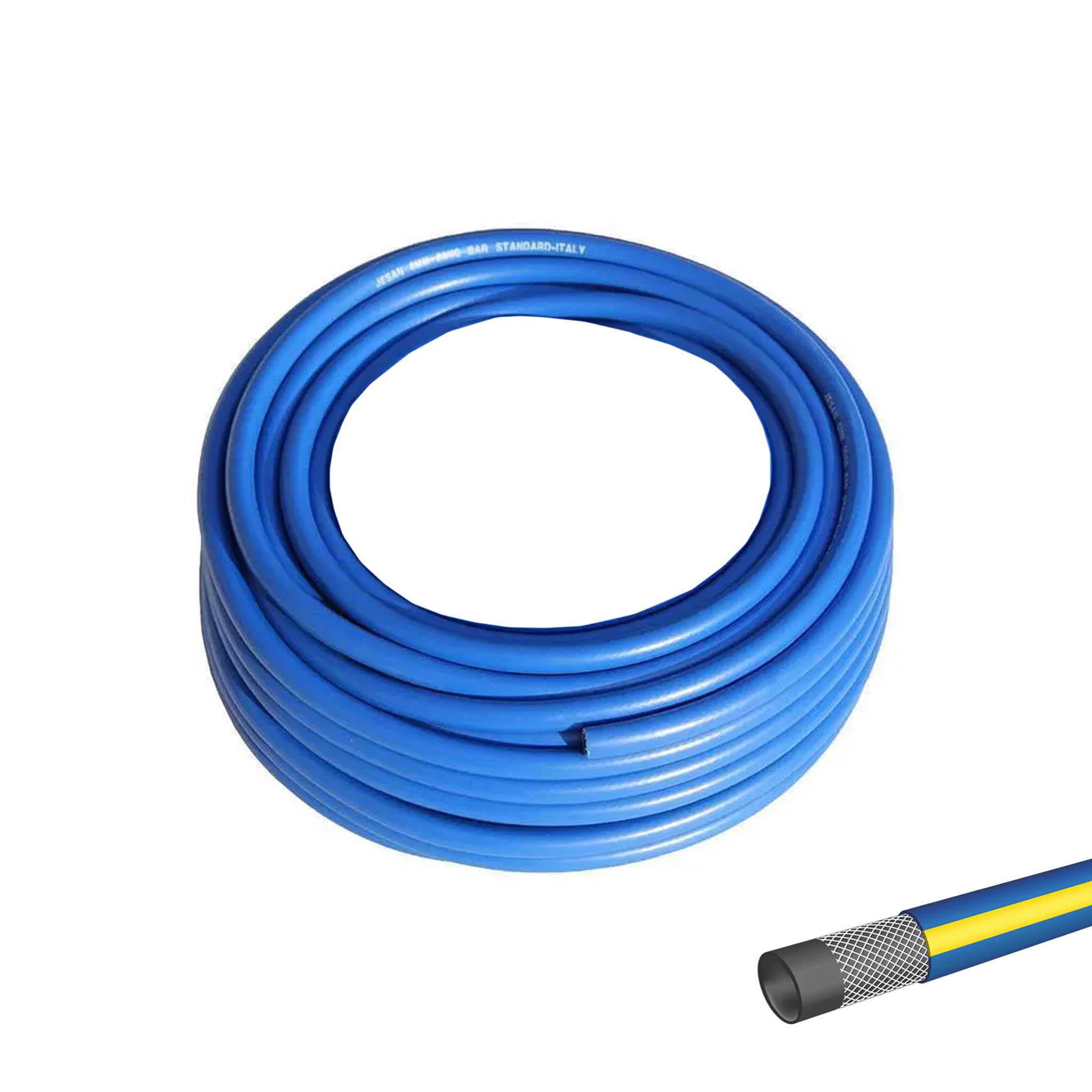 Tubo gas gpl flessibile diametro ø8 x13mm miniroll da 5 metri - CERTIFICATO ISO IMQ