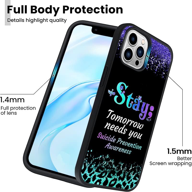 Miniatura 3 de Stay Tomorrow Needs You - Funda para iPhone 16, 15, 14, 13, 12, 11 Pro Max, Galaxy S25, S24, S23, S22, S21, FE Plus, Ultra A16, A15, A14, A54, A53,