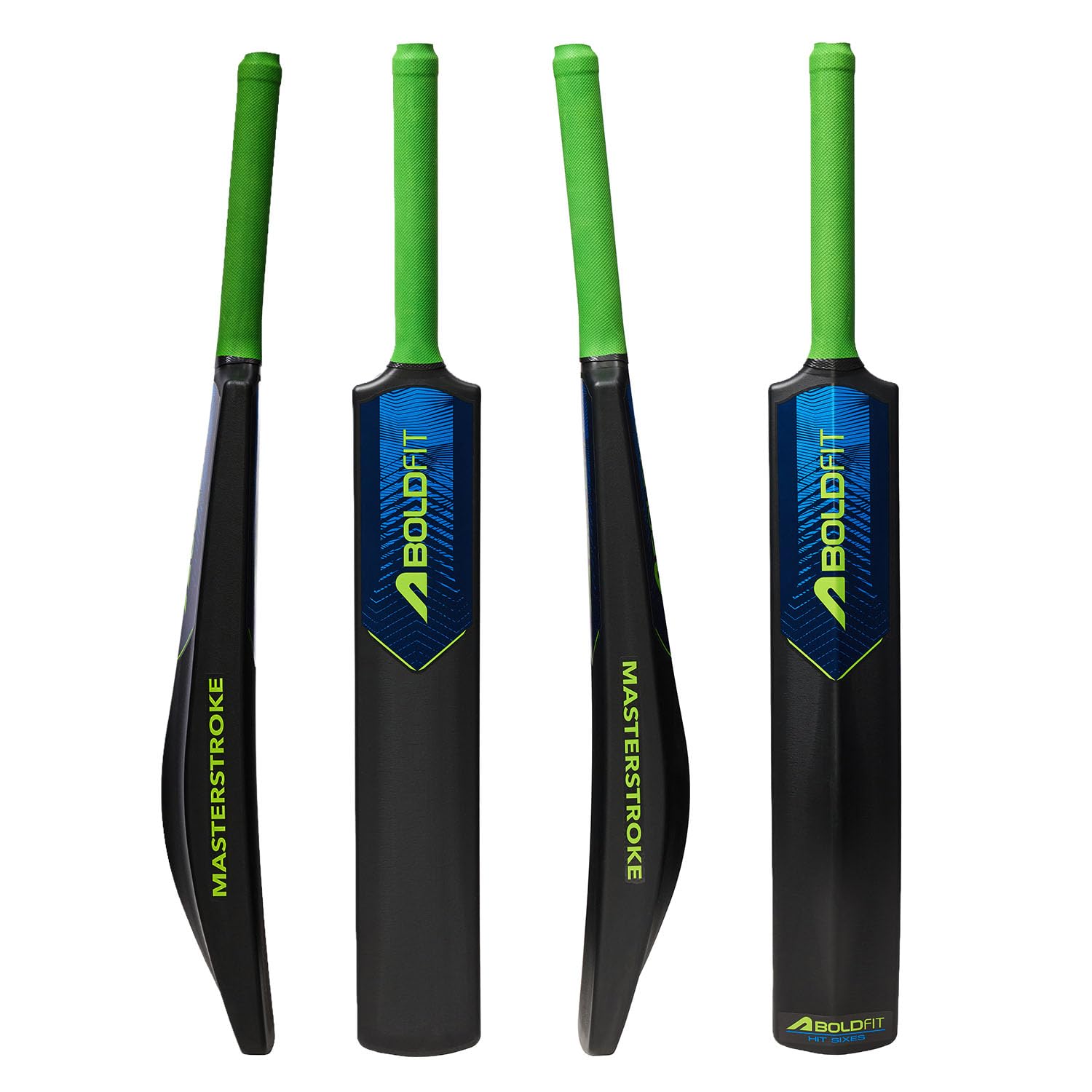 Boldfit MasterStroke Plastic Cricket Bat Full Size Durable Bats for Tennis & Wind Ball Lightweight Adult & Teen Tournament Match Bat, Blue- Size 6-picture-39