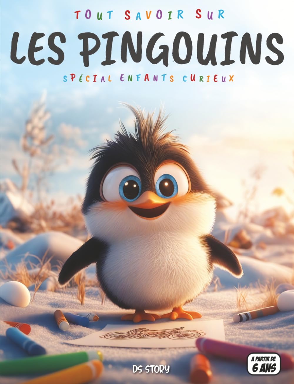 Tout savoir sur les Pingouins – Spécial enfants curieux: Rois de l’Antarctique – Espèces, adaptation, vie en colonie, quiz interactif & coloriages éducatifs