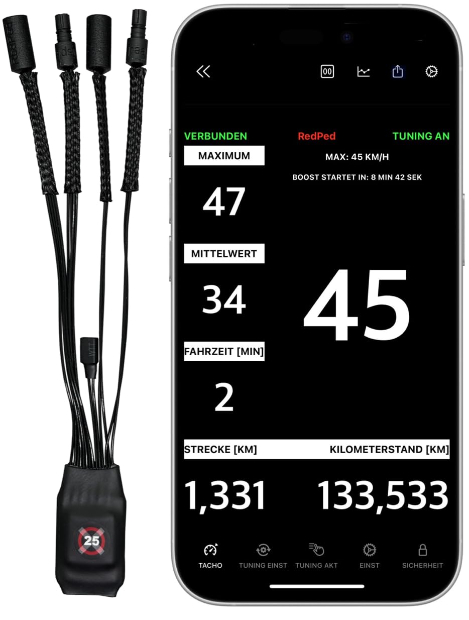 für Bosch Smart System BES3 Gen4 E-Bike Tuning Chip mit App (Nicht Felgen/Ventilmagnet) eBike