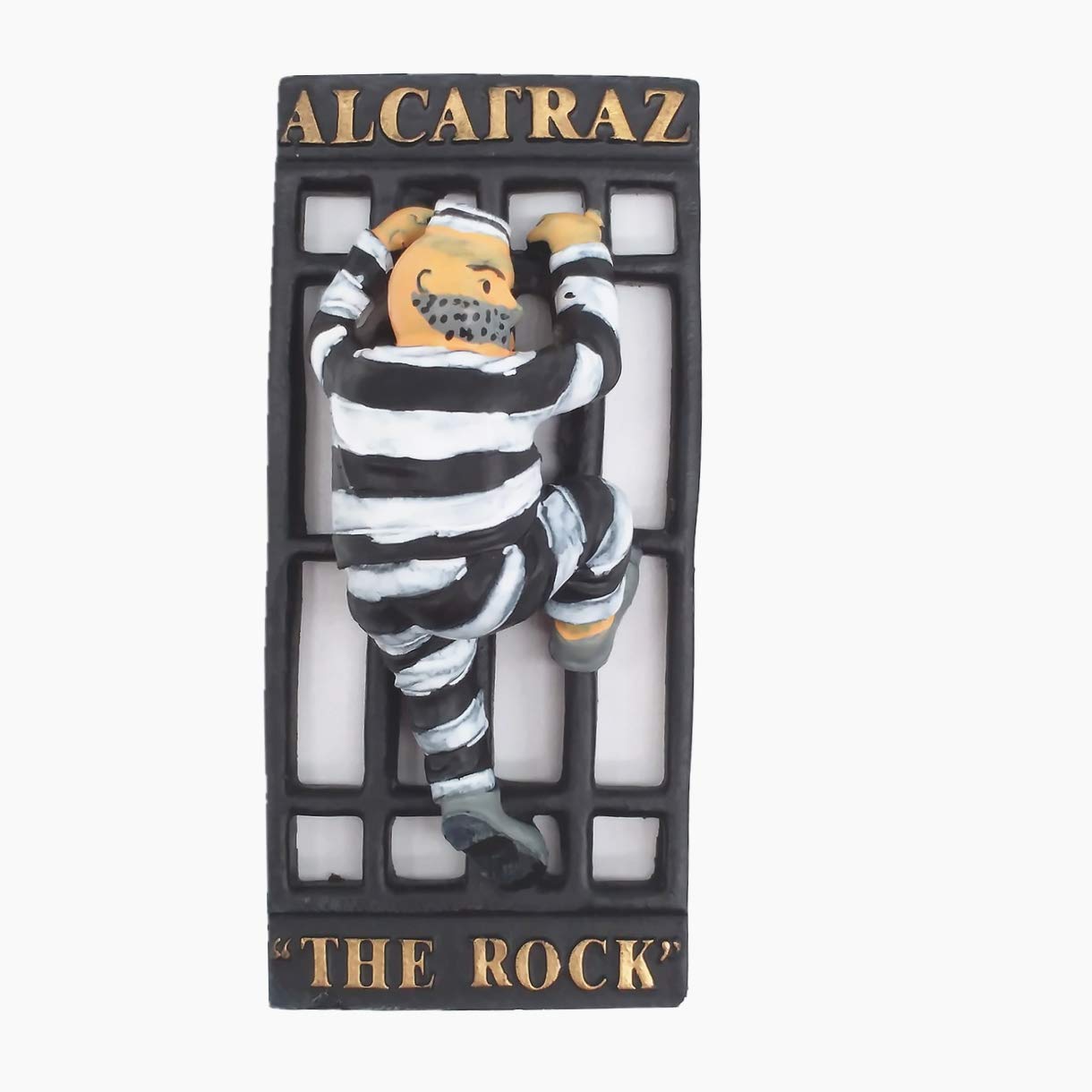Muyu Magnet Black And White 《The Rock》Alcatraz Island San Francisco California Usa 3D Fridge Magnet,Home & Kitchen Decoration Sticker Alcatraz Island Refrigerator Magnet Tourist Souvenir Gift