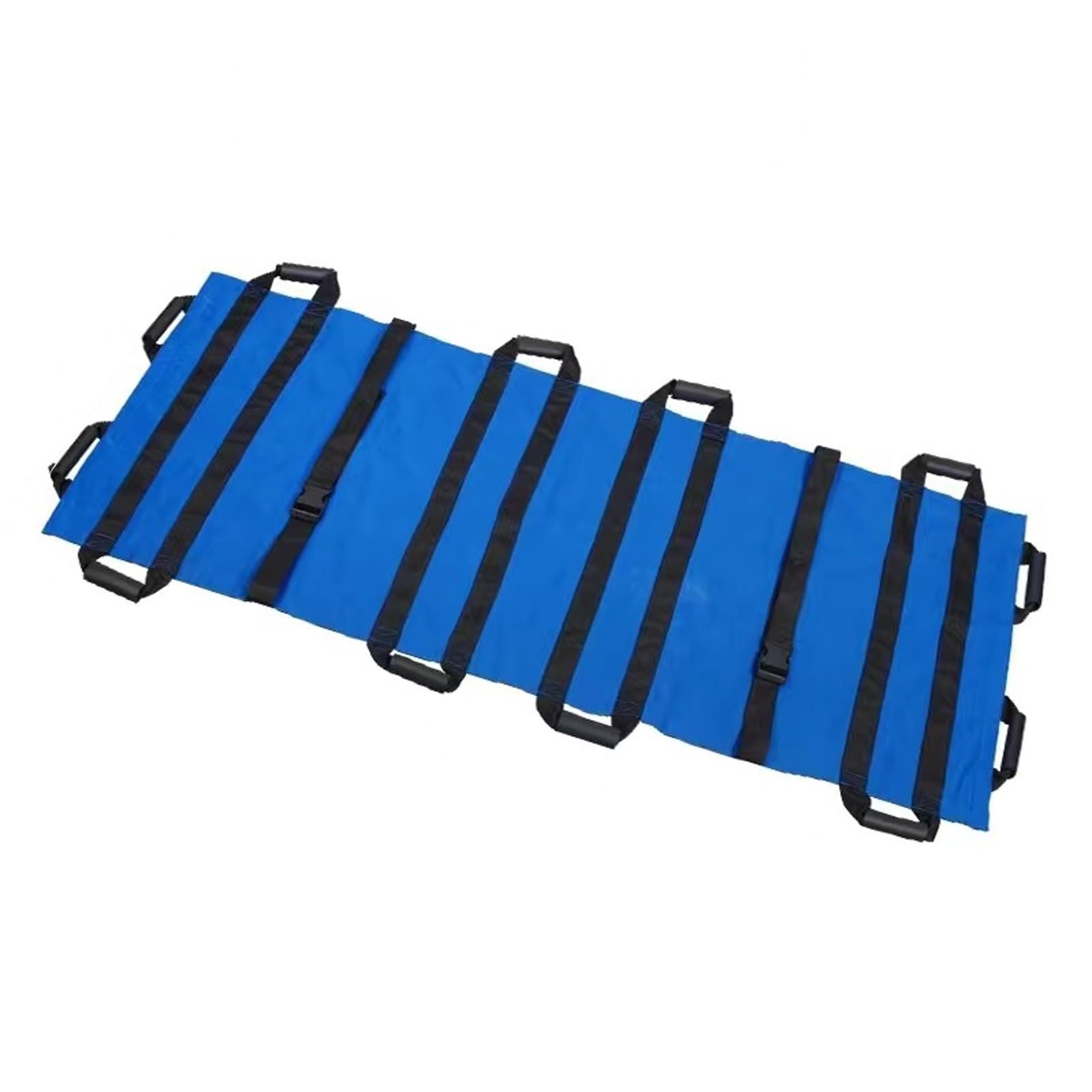 Camilla de Emergencia Plegable con Asas, for Transporte de Pacientes y evacuación de heridos(Blue,70.9in*27.6in Reinforce)