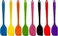 XYSMZM 8 Pack 8.3 Inch Silicone Spatulas Heat Resistant 500°F Non-Stick for Baking Cooking Multicolor Set