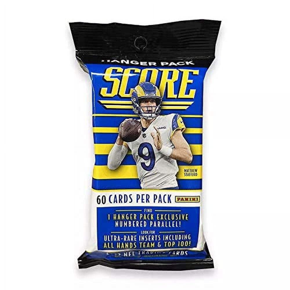 Amazon.com: 2022 Score Football Trading Cards Hanger Pack (60