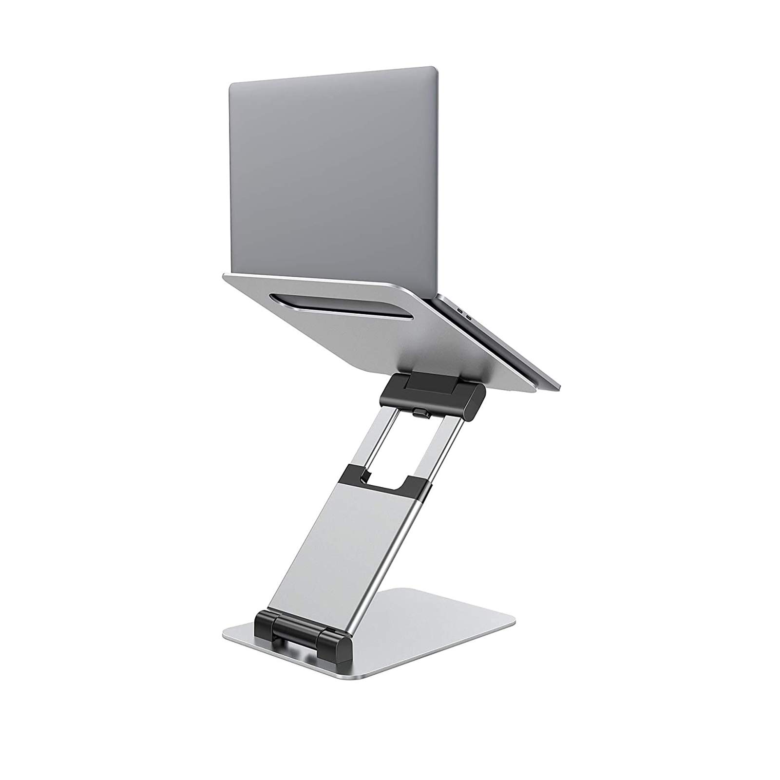 Soporte para portátil Altura Ajustable Soporte para portátil Soporte de Aluminio Estirable Diseño Elevado Soporte de pie para portátil para MacBook Air Pro 11-17 Pulgadas
