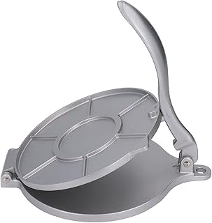 Tortilla Press 8 Inch, Aluminium Alloy Tortilla Maker Pre Seasoned Roti Maker Flour Tortilla Press Taco Maker Heavy Duty Quesadilla Maker for Flour Tortilla