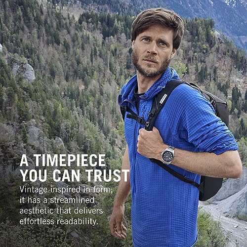 Victorinox Journey 1884 Quartz, Swiss Made Men's Analog Watch, Blue Dial, 43 Mm, Water Resistant Up To 200 M, Stainless Steel Case, Wrist Watch For Men | 241978,Silver Band - Image 4