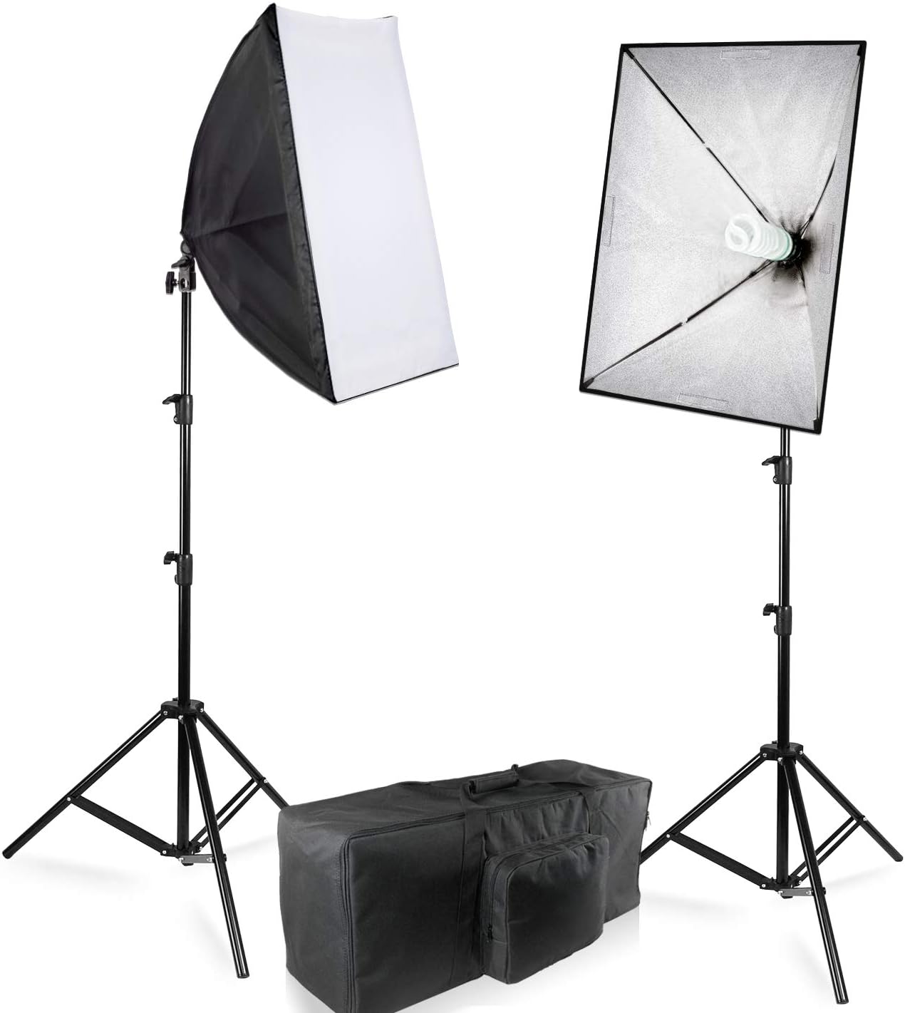 JS Julius Studio 20 x 28 Inch Soft Box Lighting Kit, 800W Output Softbox Light for Video Camera Photography, Photo Studio, Photo Lighting Diffuser, TEMJSAG487