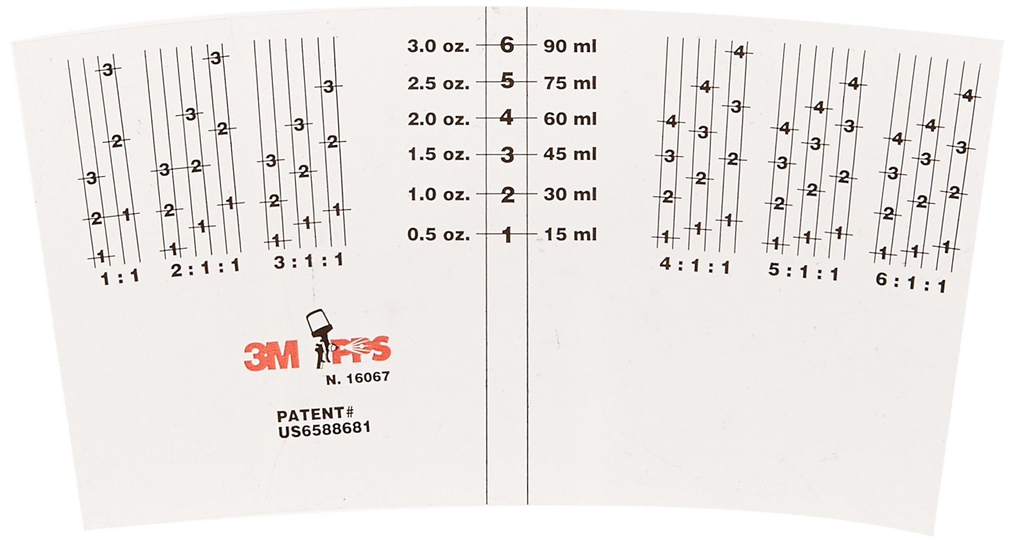 Insert de rapport de mélange 3M PPS 16067 film de dosage pour système d'origine