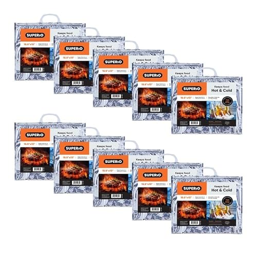 Superio Hot and Cold Insulated Bags for Food Delivery, Grocery