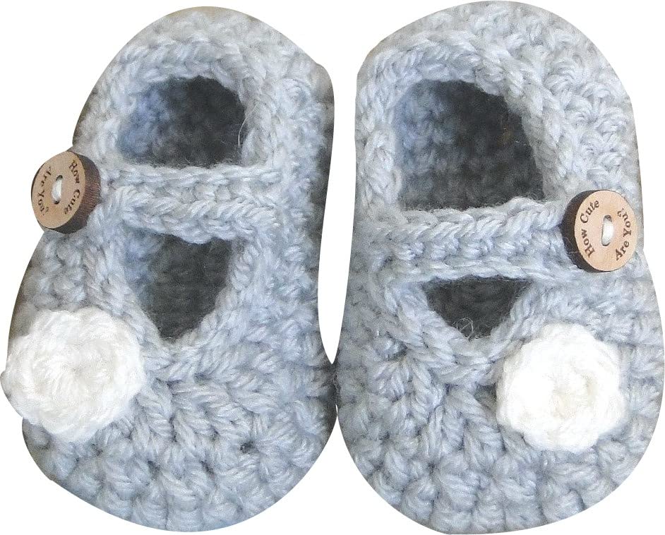 PRABHAWAYUnisex Newborn Baby Booties | Baby First Walking Shoes | Cute and Comfortable Baby Footwear | Breathable and Anti-Slip Booties for Baby Girl & Baby Boy_100137BABYSHO932