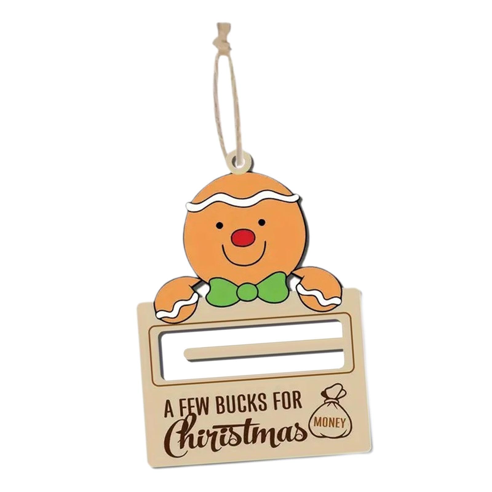 Creations Christmas Money Holder Practical Tree Pendant Christmas Decor for Home Party Gingerbread Man|Home Decor|Figurines-image-9