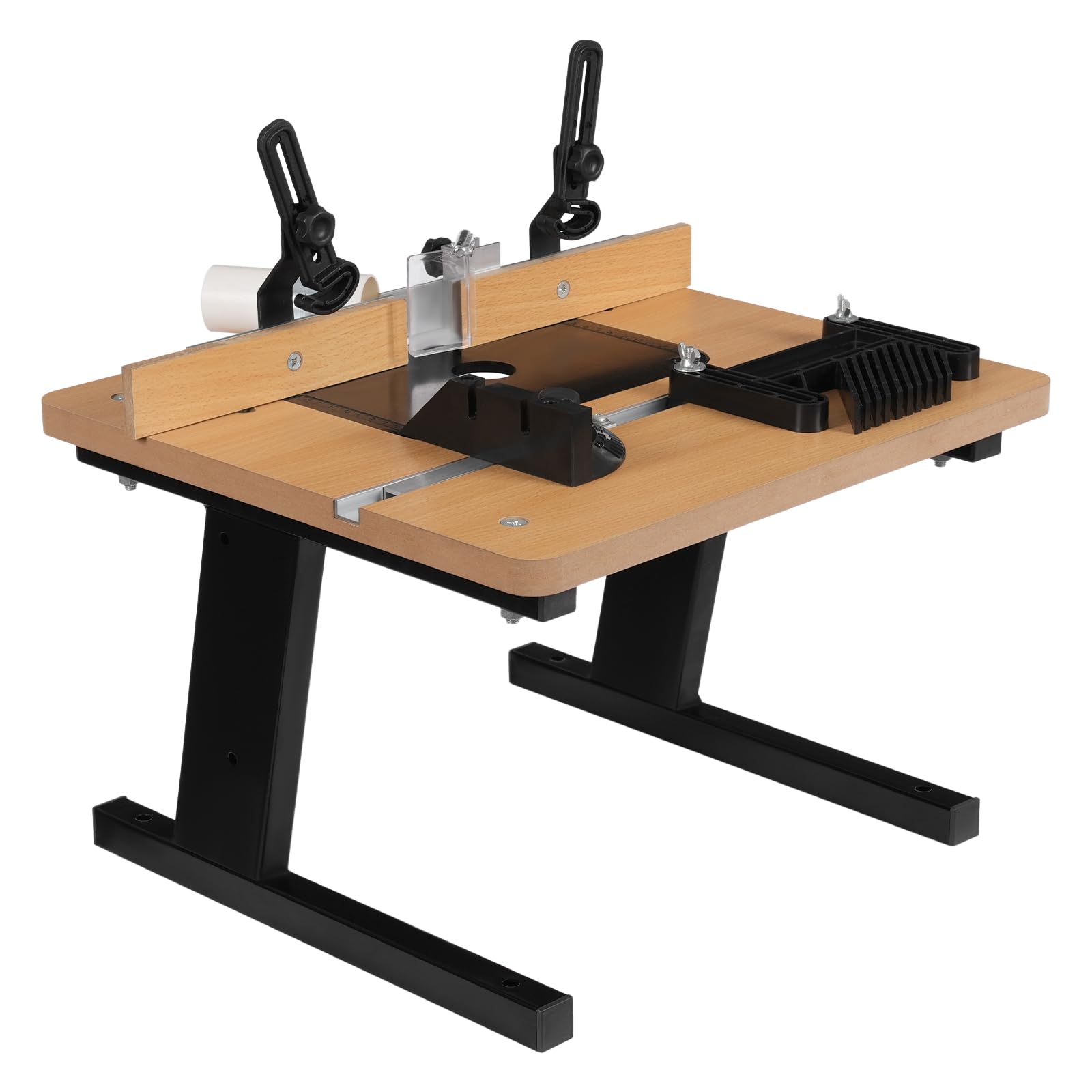 Tavolo per fresatrice regolabile, fresatrice da tavolo per lavorazione del legno, tavolo router per taglio e rifinitura legno, lavorazione mobili, scanalature legno