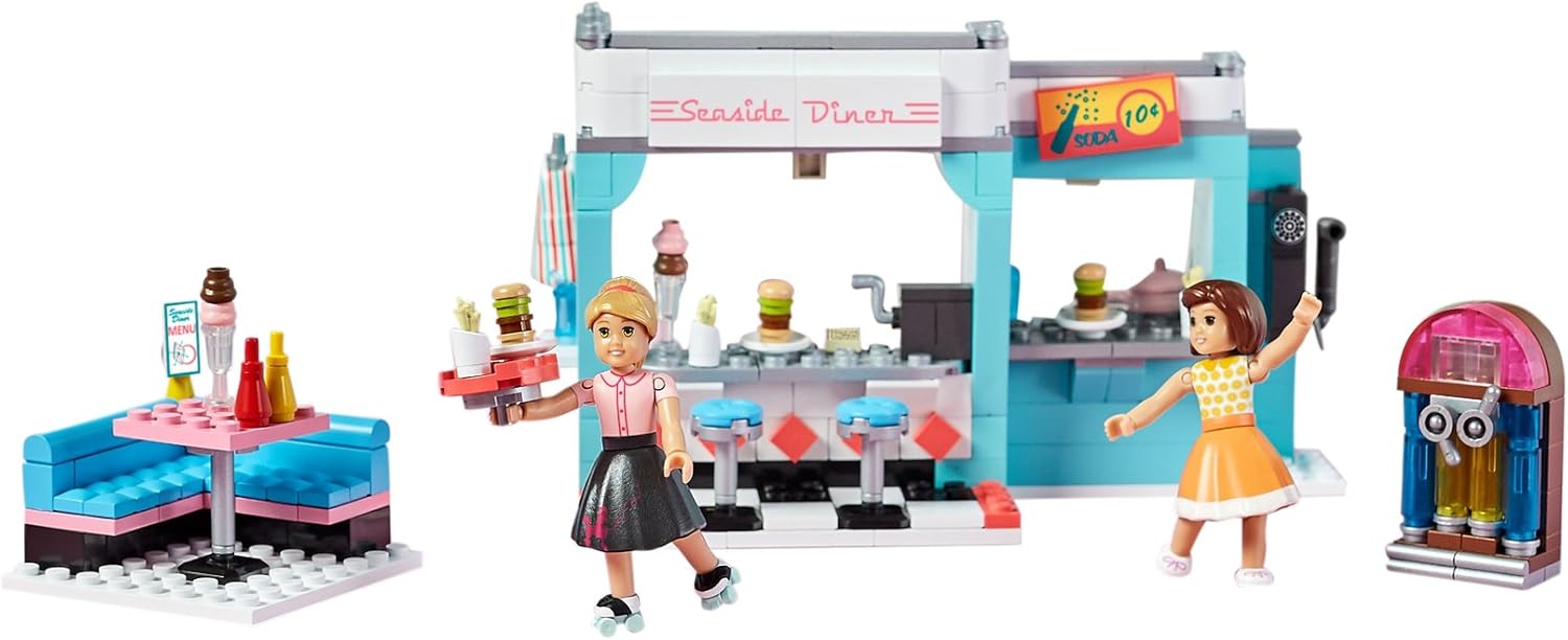Mega Construx American Girl Maryellen's Seaside Diner Building Set