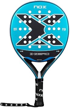 NOX Padel Racket X-Zero 2026 | Essential Round Shape Pala Padel for Beginners | Wide Sweet Spot, Carbon Frame, HR3 White Eva Core | DCS Stability, Matte Finish Precision, Forgiving Lightweight Control