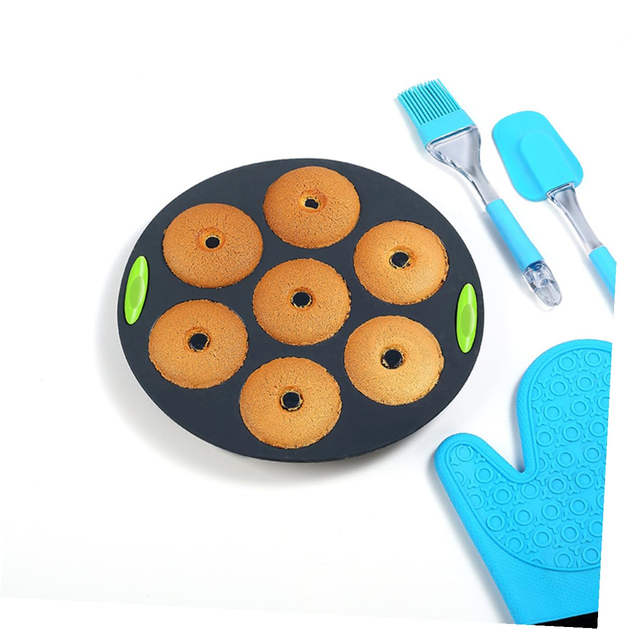 Moldes de Silicona Flexibles Set de 5 para Hornear Pasteles y Perfectos Fáciles de Limpiar en Cocina para Aficionados la Repostería Familiar