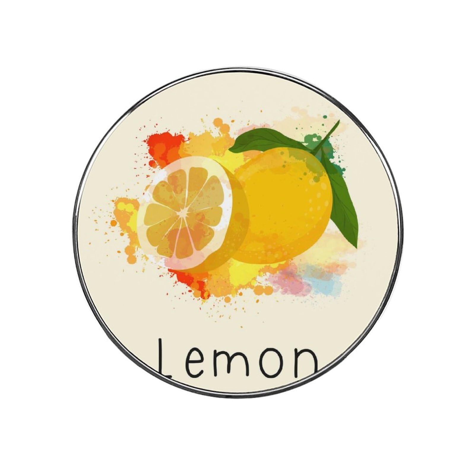 Watercolor Lemon Magnets For Fridge Kitchen Decoration For Refrigerators Whiteboards