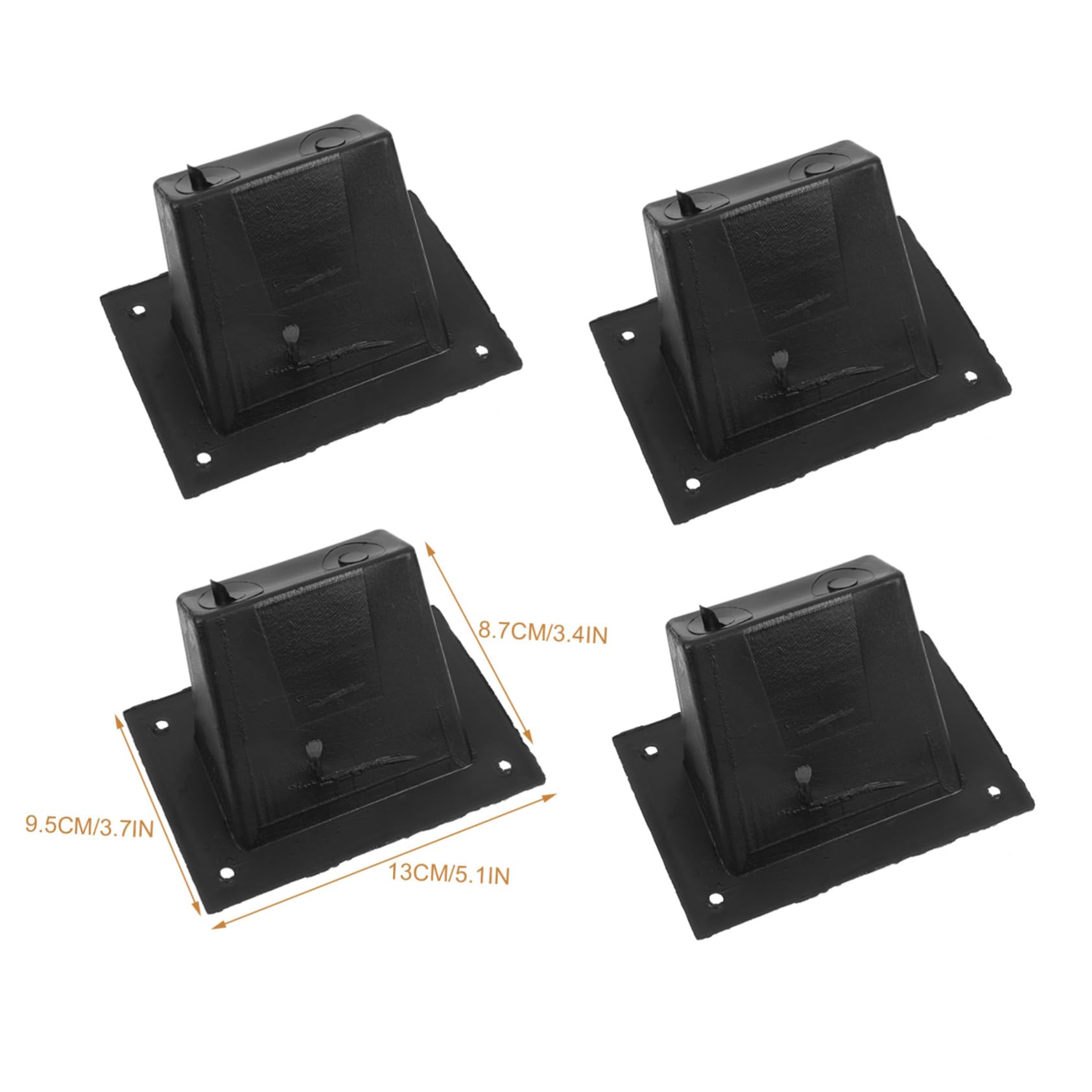 POPETPOP 10pcs Recessed Speaker Cabinet Handles Heavy Duty Pulls for Audio Equipment Stage and Event Use Stylish Design Resistant to Damage