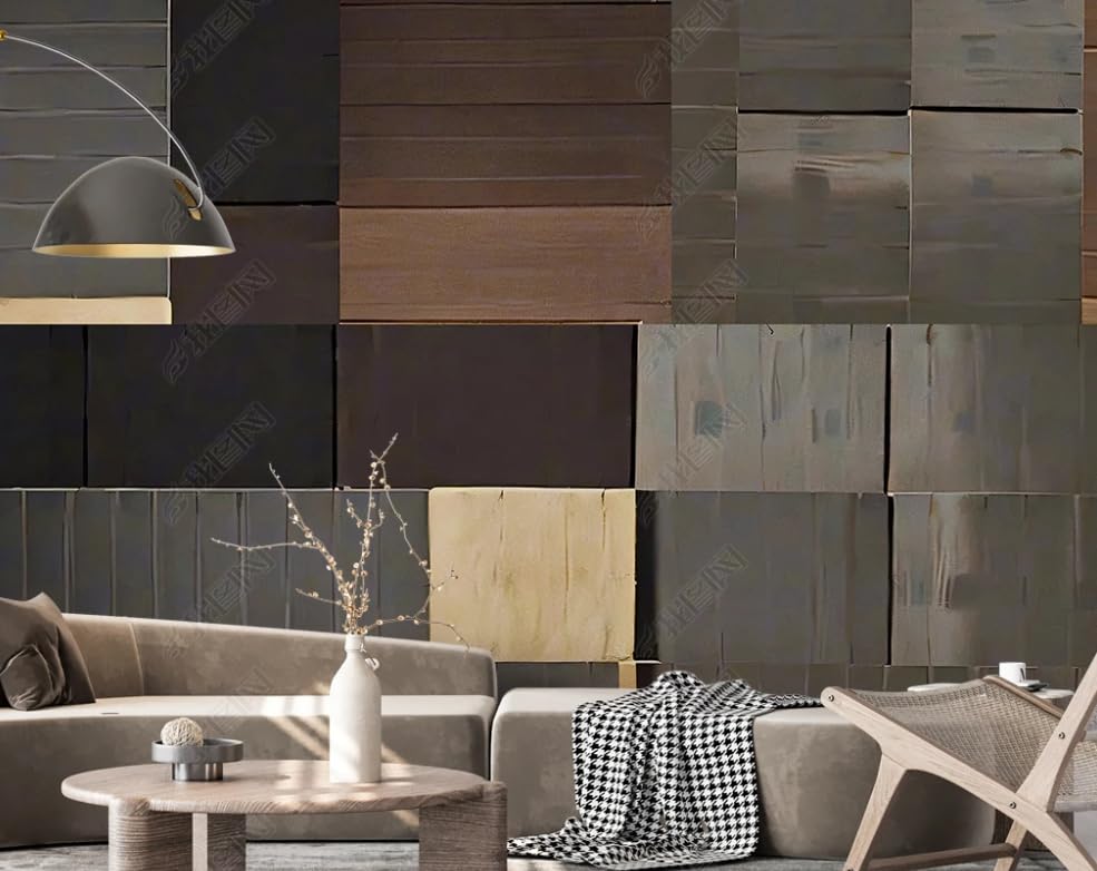 Papier Peint Intissé pour masquer les défauts des murs de salon - 3
