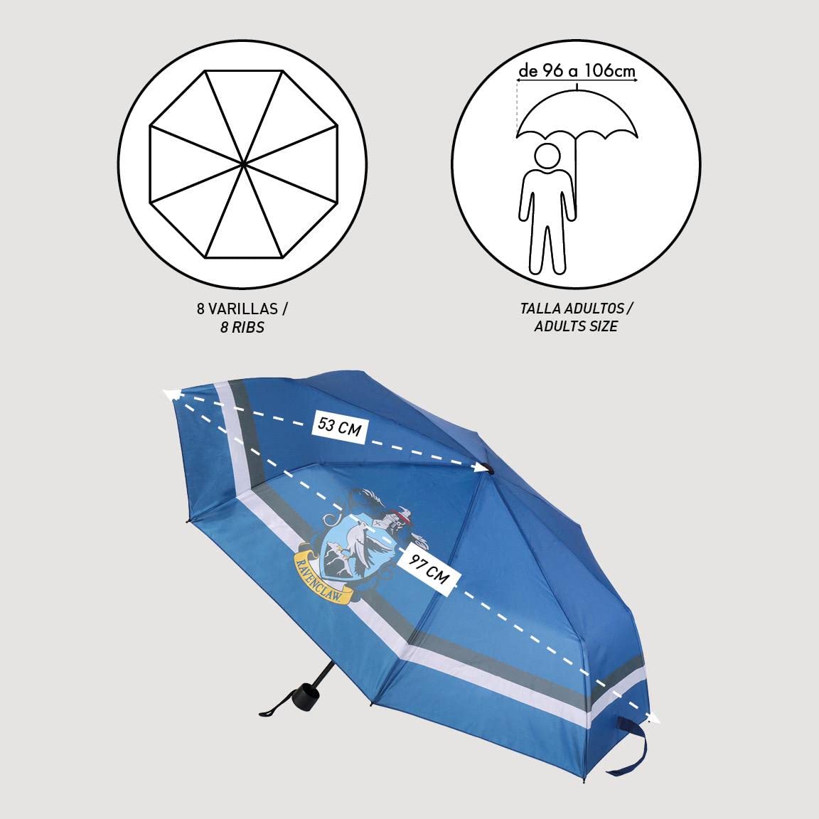 Cerdà - 2400000742 - Manual Harry Potter Corvon parasol
