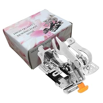 Soar Ruffler Presser Foot, 55705 Household Ruffler Presser Foot Attachment Presser Foot with Lock Cylinder, Sewing Machine Parts(Pink Box)