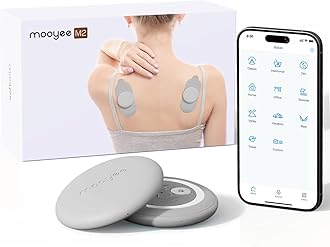 Mooyee Wireless TENS Unit for Pain Relief, 18 Modes App Control Tens Machine & Deep Tissue Muscle Stimulator for Pain, Soreness & Muscle Relief – Ideal for Back, Neck, Shoulders, Arms & Legs