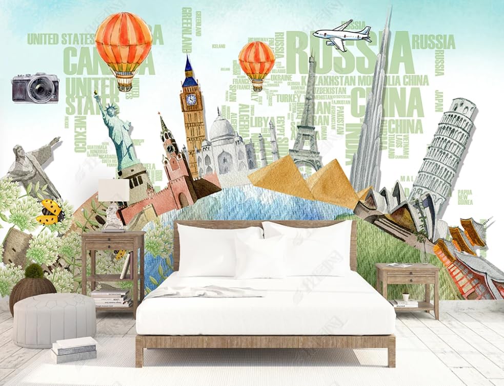 Papier peint intissé architecture urbaine pour masquer un mur terne