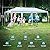 10x20 Party Tent, Outdoor Tents for Parties, White Wedding Tent, Event Tent, Large Canopy Tent with 6 Removable Sidewalls, Big Gazebo Tent for Backyard, Garden