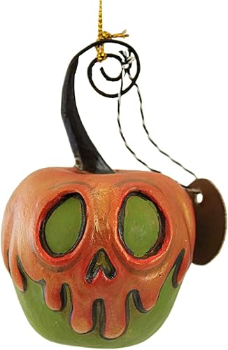 Bethany Lowe Designs - Manzana verde con adorno de veneno naranja mini - LA2056