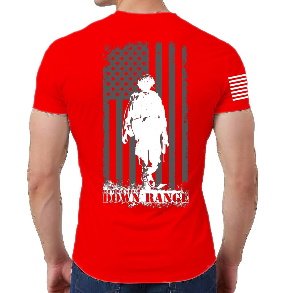Soldier And Flag Patriotic Shirt For Men And Women Military - Main Image