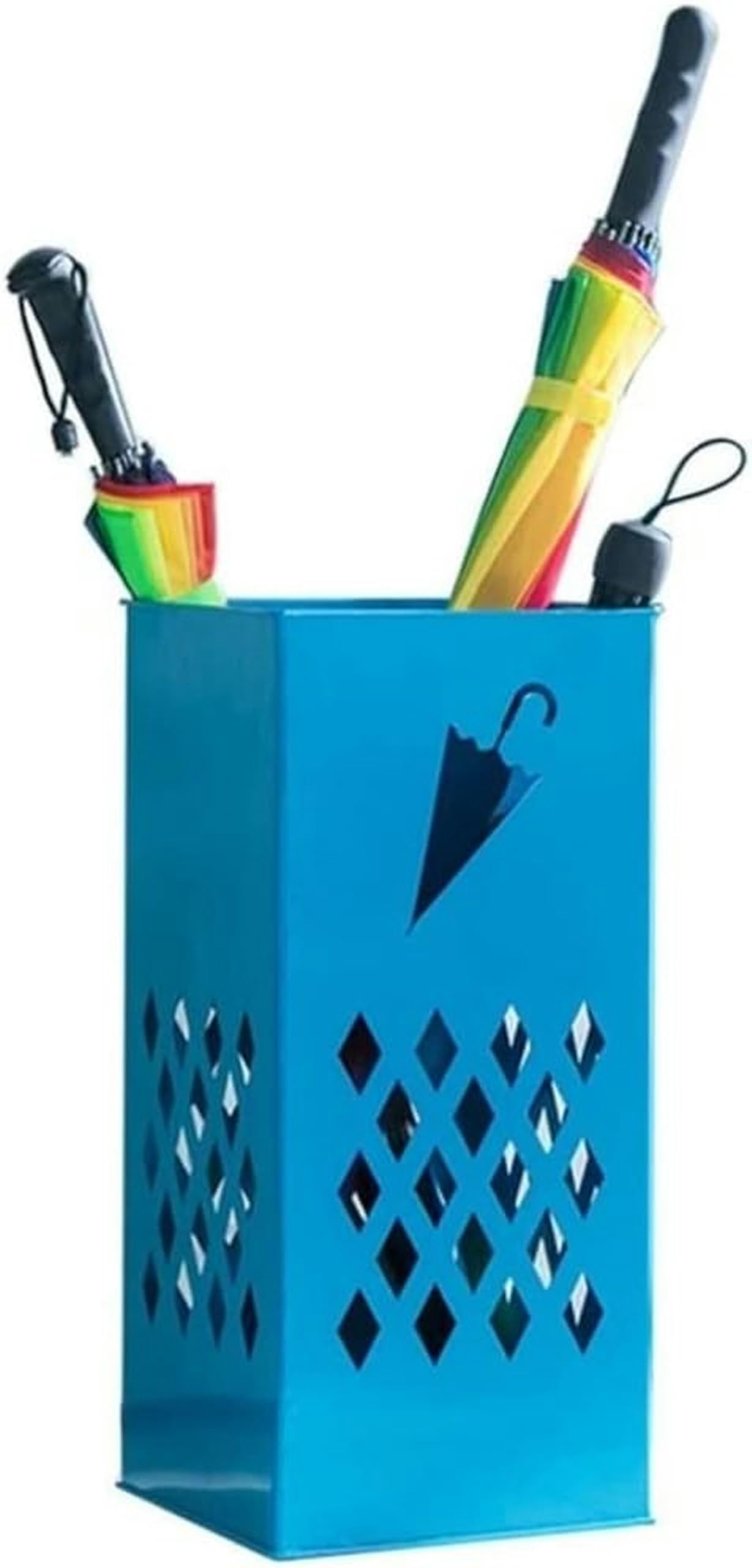 Porte-parapluies pour l'entrée : organisateur métallique de bureau