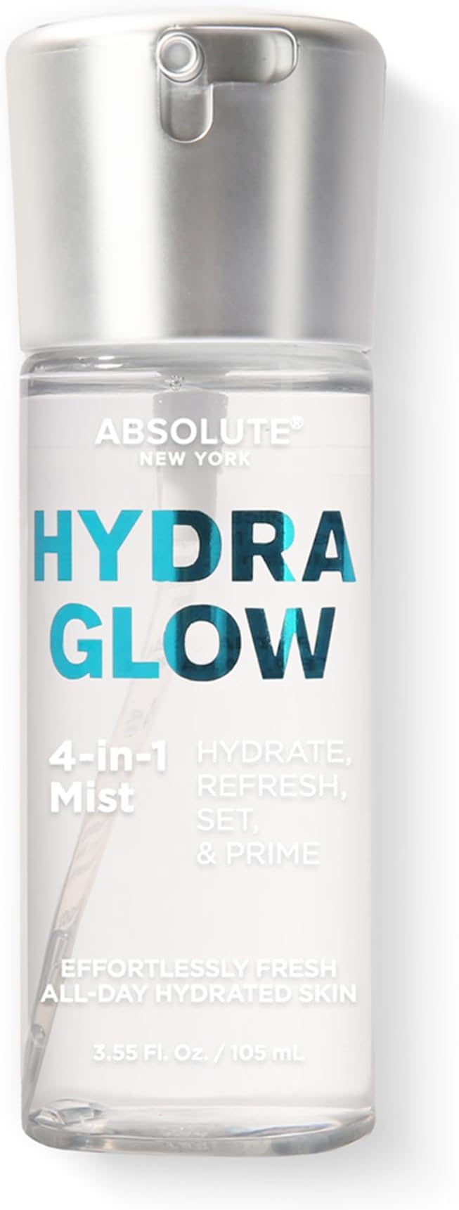 Absolute New York Hydra Glow Collection; Moisturizer and Primer, 4-in-1 Mist, Water Based Setting Powder (MFHG02 4 in 1 Mist)