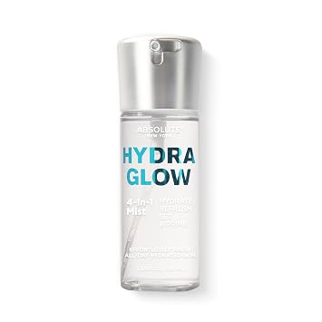 Absolute New York Hydra Glow Collection; Moisturizer and Primer, 4-in-1 Mist, Water Based Setting Powder MFHG02 4 in 1 Mist