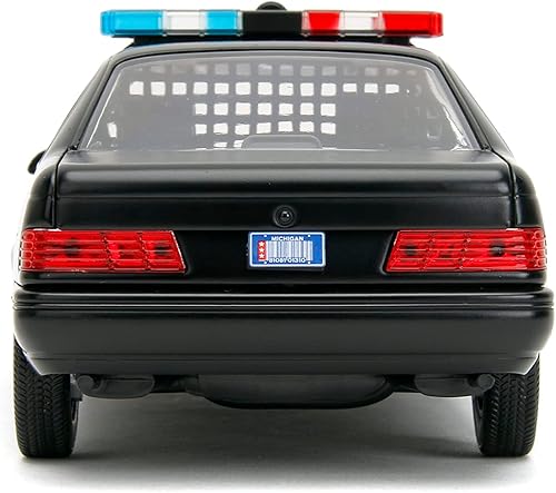 Miniatura 6 de Robocop 35 aniversario 124 OCP Ford Taurus - Coche fundido a presión y figura de robocop de 275 pulgadas juguetes para niños y adultos