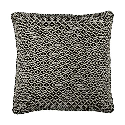 Paoletti Tangier Polyester Filled Cushion, Monochrome, 55 x 55 (22" x 22")