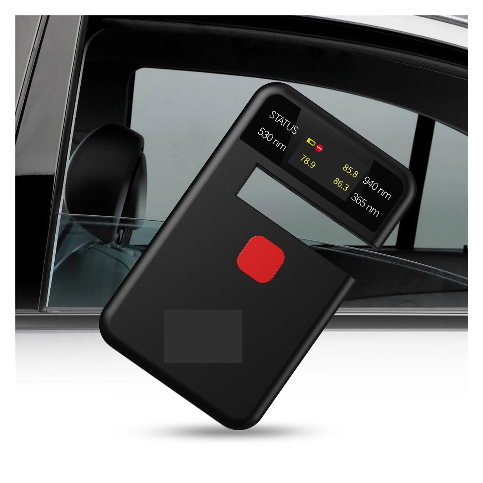 Medidor UV, Medidor portátil de transmisión tinte ventanas CT-23 Mide la tasa bloqueo rayos UV Transmitancia luz visible Rechazo infrarrojos